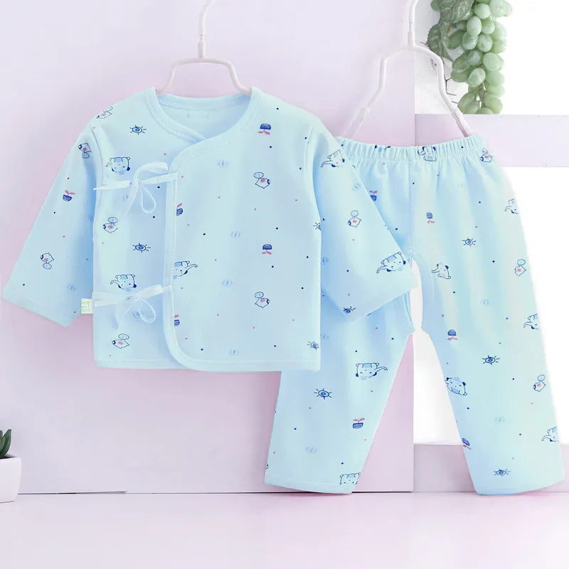 Cotton Tops+Pant 2Pcs Set Soft Underwear
