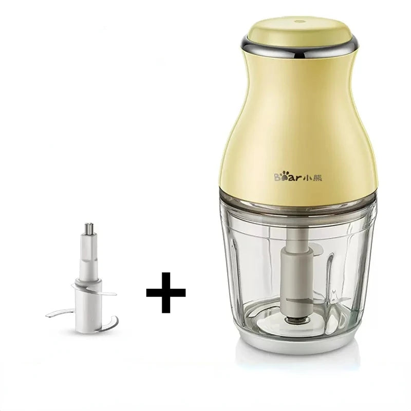 Bear 0.6L Baby Supplementary Food Machine Chopper Mini Meat Grinder Household Multifunctional Electric Cooking Machine 220V