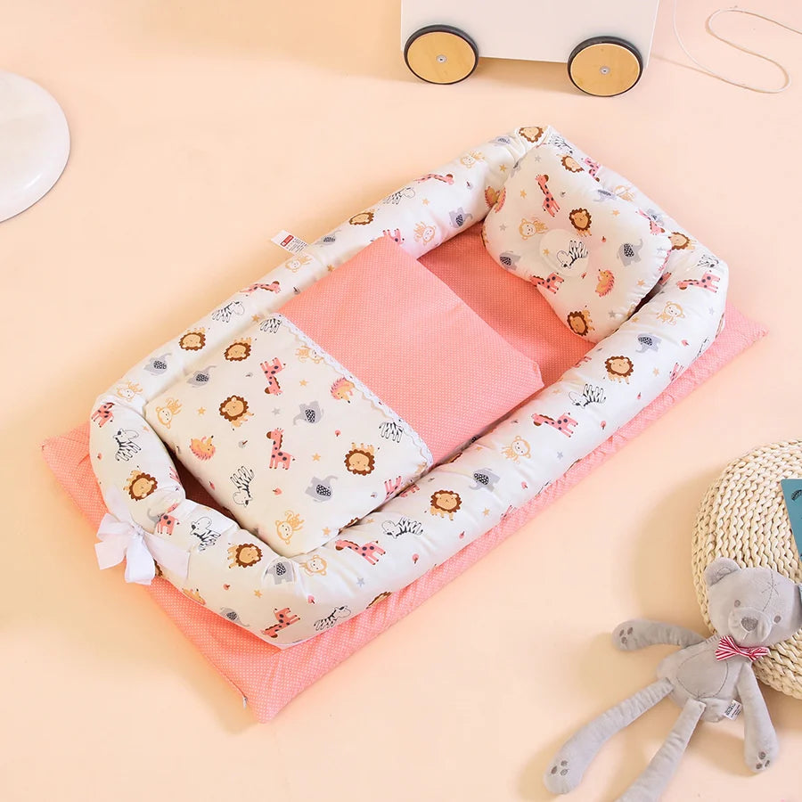 Infant Baby Nest Travel Bed Foldable Washable Newborn Mattress