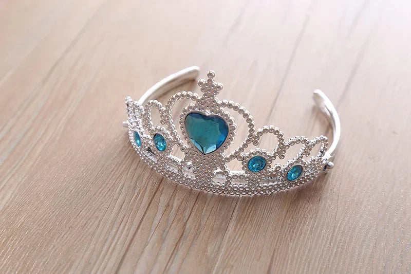 Baby Frozen Elsa Princess Costume Crown+Magic Wand