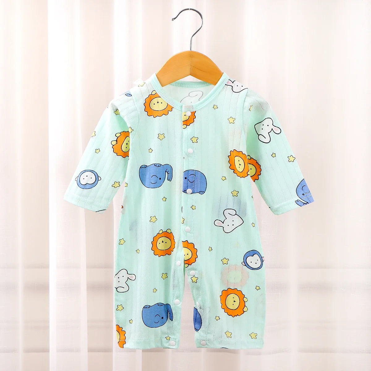 Baby Cotton Long-sleeved Sleepwear Clothing