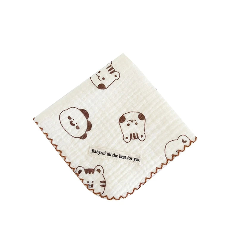 Cotton  Towel Newborn Baby Items Muslin Baby Bibs Handkerchief Soft Saliva Towel  Feeding Burp Cloths Facecloth