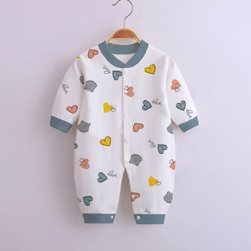 Baby Set 0-24M Neonatal Cartoon Breathable Bodysuit