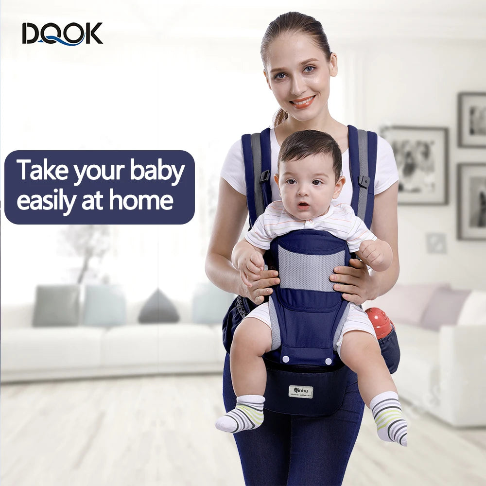 Ergonomic Baby Carrier Backpack Infant Baby Hipseat Carrier Front Facing Ergonomic Kangaroo Baby Wrap Sling Travel Backpack